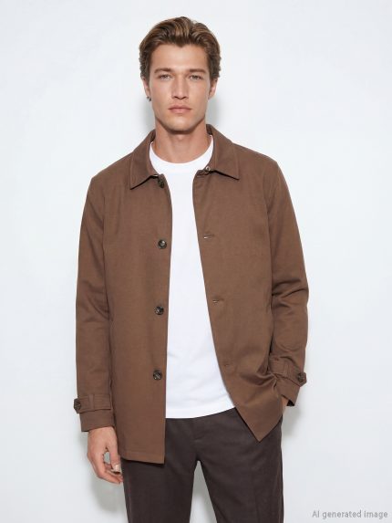 ترنچ کت  سوز بلو