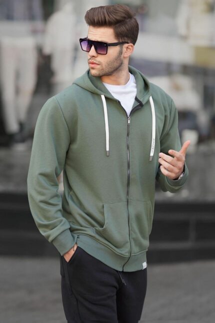 سویشرت زبپ دار مدمکست