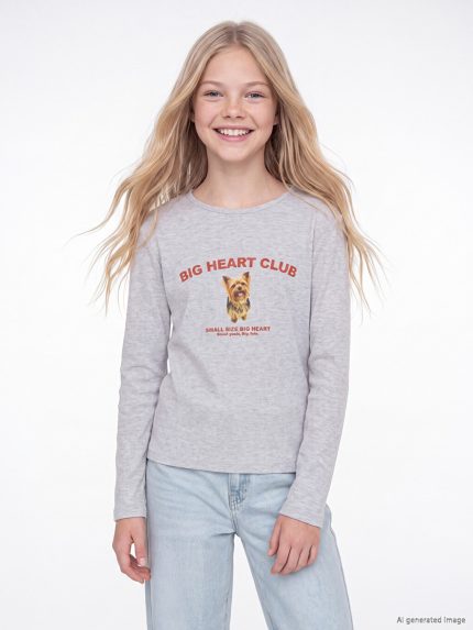 تی‌شرت دخترانه ال سی وایکیکی کیدز