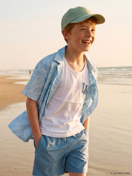 پیراهن پسرانه ال سی وایکیکی کیدز