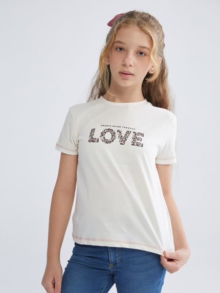 تی‌شرت دخترانه ال سی وایکیکی کیدز