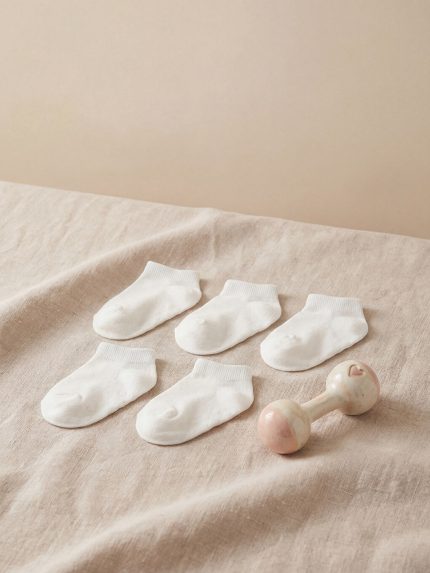 جوراب پاپوشی نوزاد پسر ال سی وایکیکی کلاسیک