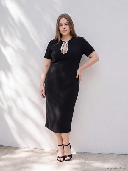 لباس (پیراهن) زنانه ال سی وایکیکی کرو