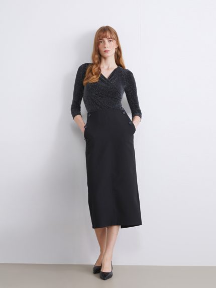 دامن زنانه ال سی وایکیکی کلاسیک