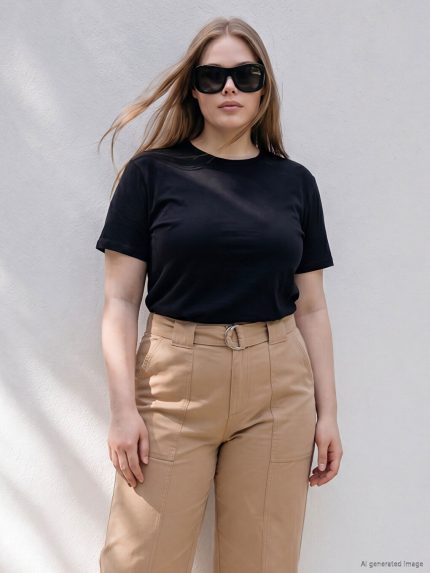 تی‌شرت زنانه ال سی وایکیکی کرو