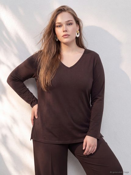 تی‌شرت زنانه ال سی وایکیکی کرو