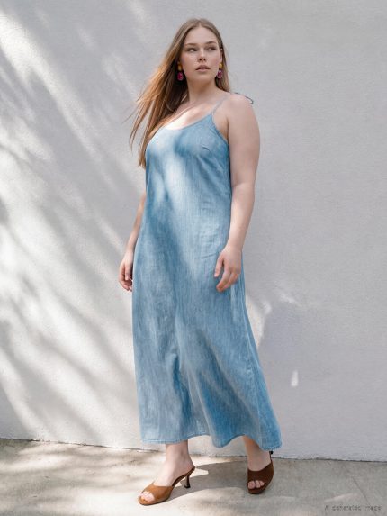 لباس جین زنانه ال سی وایکیکی کرو
