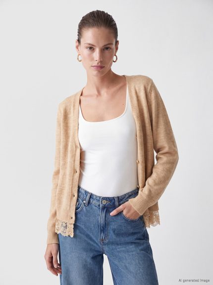 ژاکت زنانه ال سی وایکیکی کلاسیک