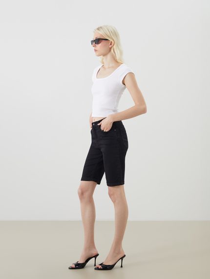 شلوارک جین زنانه ال سی وایکیکی جینز