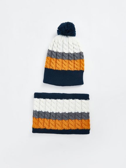 ست شال گردن و کلاه و دستکش  ال سی وایکیکی