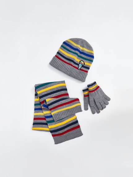 ست شال گردن و کلاه و دستکش  ال سی وایکیکی