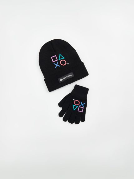 ست شال گردن و کلاه و دستکش  ال سی وایکیکی