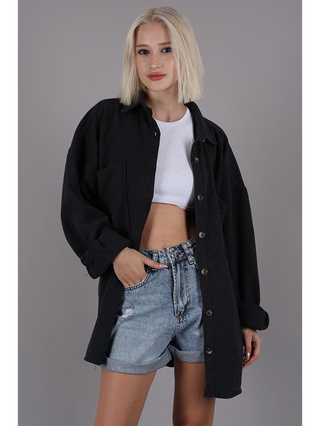 کت پیراهن  مدمکست