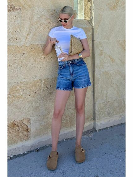 شورت جین  مدمکست