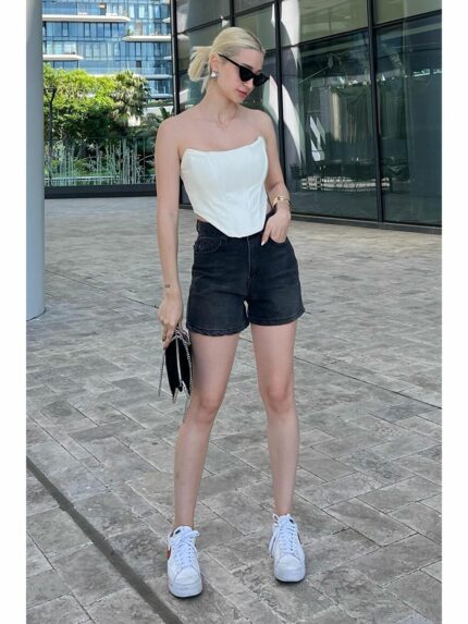 شورت جین  مدمکست