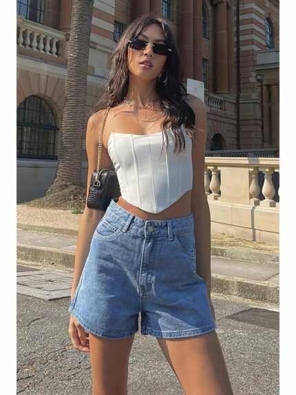 شورت جین  مدمکست